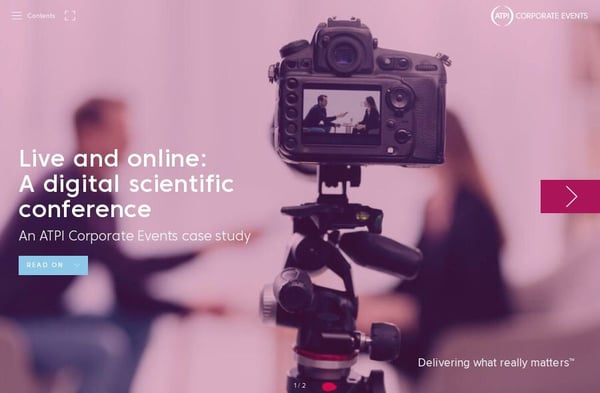 Live and online A digital scientific conference
