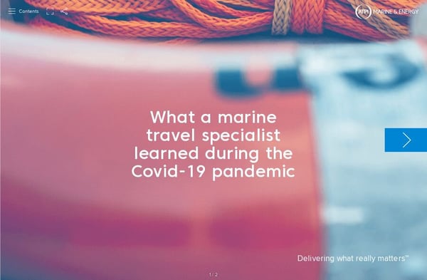 What a marine travel specialist learned during the Covid-19 pandemic