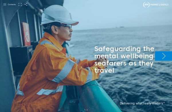 Safeguarding the mental wellbeing of seafarers as they travel